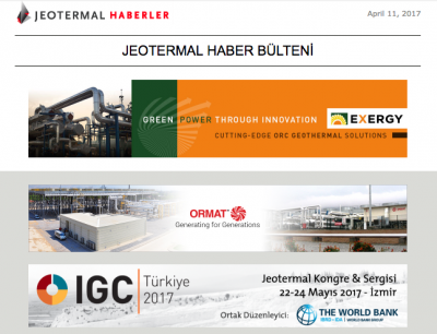 JeotermalHaberler ve ThinkGeoEnergy Haftalık Haber Bültenleri