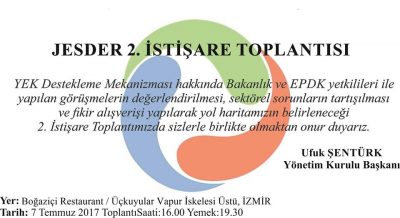 JESDER – Jeotermal Elektrik Santral Yatırımcıları Derneği 2. İstişare Toplantısı