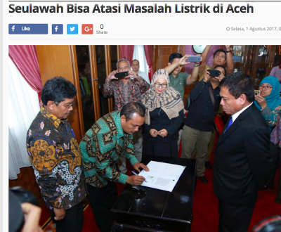 Aceh ve Pertamina, Seulawah jeotermal projesinde ortaklık anlaşması imzaladılar
