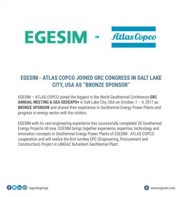 Egesim – Atlas Copco, GRC Yıllık Toplantısı’na Bronz Sponsor Olarak Katıldı