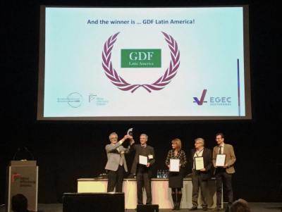 GDF Risk Azaltma programı EGEC 2018 Jeotermal İnovasyon ödülünü kazandı