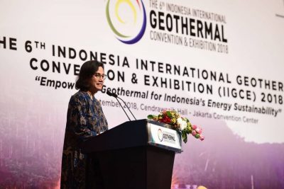 Endonezya Maliye Bakanı Jeotermal Enerjinin büyük rolünü vurguladı