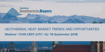 Jeotermal Isı: Market trendleri ve Fırsatları Ücretsiz Webinar 12:00 – 12:45 TS 19 Eylül 2018