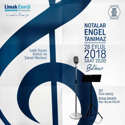 Limak Enerji Engelsiz Müzik Korosu Balıkesir’de 28 Eylül Cuma günü saat 20:00