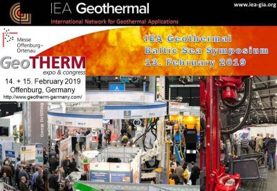 IEA – Jeotermal Baltık Denizi Sempozyumu, GeoTHERM, Offenburg – 13 Şubat 2019