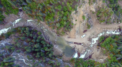 Kanada’nın British Columbia eyaletinde yapılan drone bazlı jeotermal arama çalışması