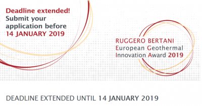 Ruggero Bertani Avrupa Jeotermal İnovasyon Ödülü son başvuru tarihi ertelendi