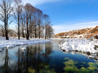 Jeotermal ısıtma ile Moğolistan’ın donmayan nehri