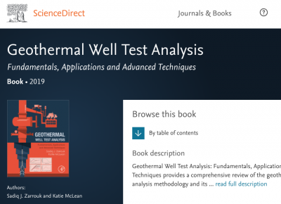 Jeotermal Kuyu Testi Analizine kapsamlı bir bakış sunan yeni kitap