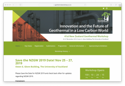 NZGW 2019 – Yenilik ve Jeotermalin Geleceği – Özet Gönderimi Hatırlatma