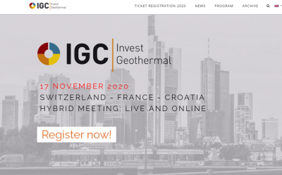 IGC Etkinlikleri Jeotermal Yatırım Otumu; İsviçre, Fransa, Hırvatıstan
