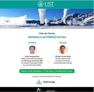 Webinar – Şili’de Jeotermal Kalkınma (İspanyolca) – 15 Aralık 2020