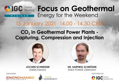 Jeotermal Enerji Santrallerinde CO2 – Yakalama, Sıkıştırma ve Enjeksiyon