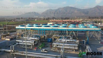 Güriş Holding’e ait 50 MW kapasiteli Efeler-8 jeotermal santrali enerji üretimine başladı