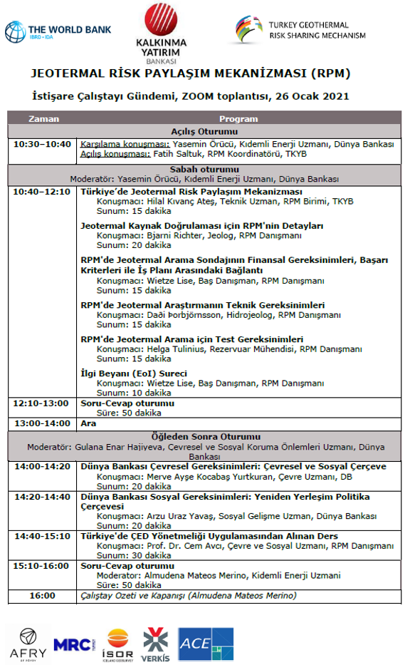 RPM-tur-2-ajanda | JeotermalHaberler - Jeotermal Haber