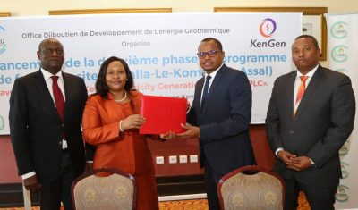 KenGen, Cibuti’deki üç kuyu için jeotermal sondaj sözleşmesi imzaladı