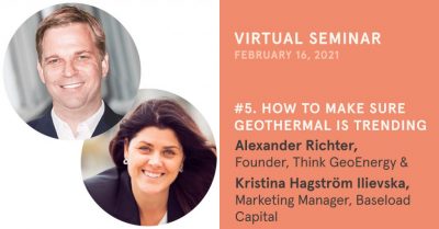 Trendler, medya, pazarlama ve jeotermal, sanal seminer 16 Şubat 2021