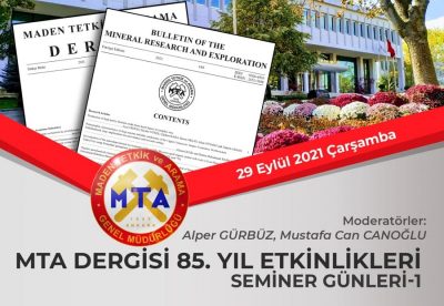 Web Semineri – MTA Dergisi 85. Yıl Etkinlikleri Seminer Günleri-1
