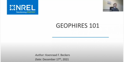 Web semineri kaydı – Jeotermal ekonomik simülasyon aracı GEOPHIRES