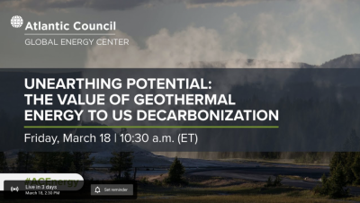 Web Semineri – Jeotermalin ABD dekarbonizasyonundaki önemi, 18 Mart 2022
