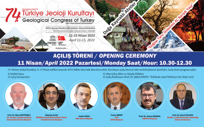 74. Türkiye Jeoloji Kurultayı programı yayınlandı