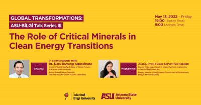 Web Semineri – Temiz Enerji Geçişlerinde Kritik Minerallerin Rolü, 13 Mayıs 2022