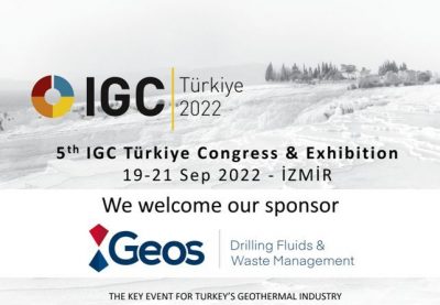 IGC Türkiye,19-21 Eylül 2022, GEOS Energy’yi KW Sponsoru olarak misafir ediyor