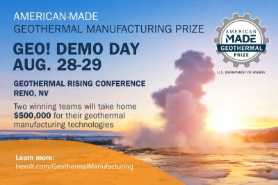GRC’de Jeotermal Üretim Ödülü Tanıtım Günü, 29 Ağustos 2022