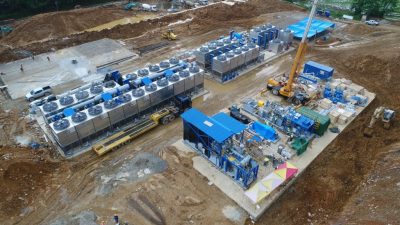 Sorik Marapi 50 MW’lık ünite-3’ü devreye alma aşamasında