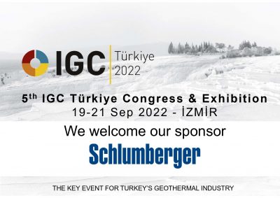 IGC Türkiye,19-21 Eylül 2022, Schlumberger’i KW Sponsoru olarak misafir ediyor