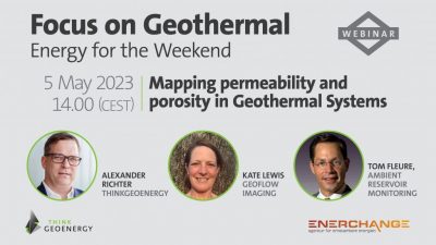 Web semineri – Jeotermal sistemlerde geçirgenlik ve gözenekliliğin haritalanması, 5 Mayıs 2023