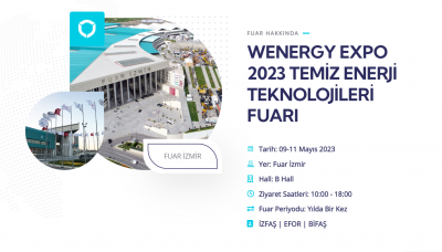 İzmir Temiz Enerji Teknolojileri fuarı bugün başlıyor