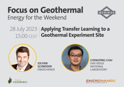 Web Semineri – Transfer öğrenimini bir jeotermal deney alanına uygulama, 28 Temmuz 2023