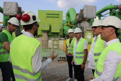 Kosova Bölgesel Kalkınma Bakanı Sarayköy’de jeotermal tesisleri ziyaret etti