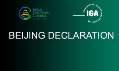 IGA, Pekin Deklarasyonu ile jeotermalde iş birliği ve kamu desteği çağrısında bulundu