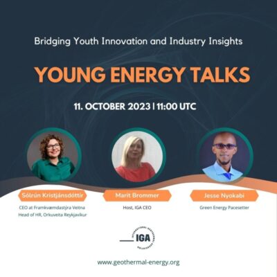 Genç jeotermal profesyonelleri için çevrimiçi forum, 11 Ekim 2023