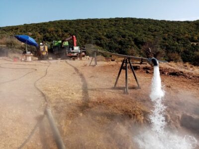 Yunanistan’ın Sidirokastro kentinde jeotermal kuyu