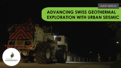 Kentsel sismik ile İsviçre jeotermal araştırmalarının ilerletilmesi