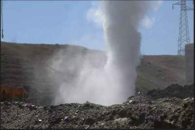 Denizli, Sarayköy’de jeotermal sondajda meydana gelen kontrolsüz akış durduruldu