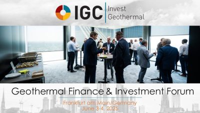 IGC Invest 2025, Avrupa’da jeotermal çağın finansmanına yönelik yolları sunuyor