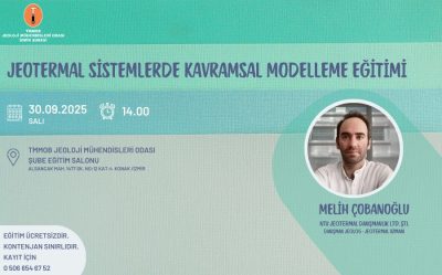 JMO İzmir Şubesi’nden “Jeotermal Sistemlerde Kavramsal Modelleme Eğitimi”