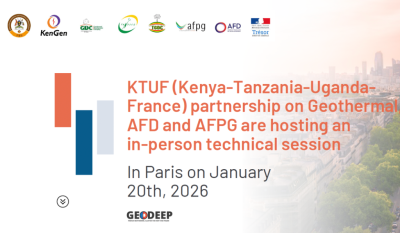 Kayıtlar açıldı – Fransa-Doğu Afrika jeotermal ortaklığı üzerine teknik oturum, 20 Ocak 2026