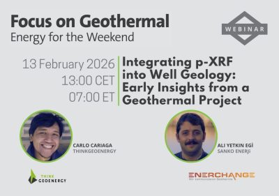 Webinar – Jeotermal kaynak karakterizasyonunda p-XRF kullanımına dair bilgiler, 13 Şubat 2026
