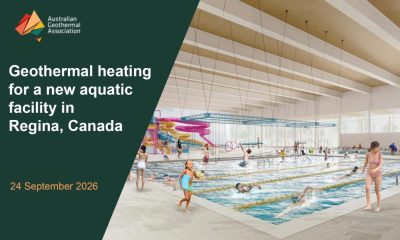 Webinar – Kanada, Regina’daki su tesisleri için jeotermal ısıtma; 24 Eylül 2026